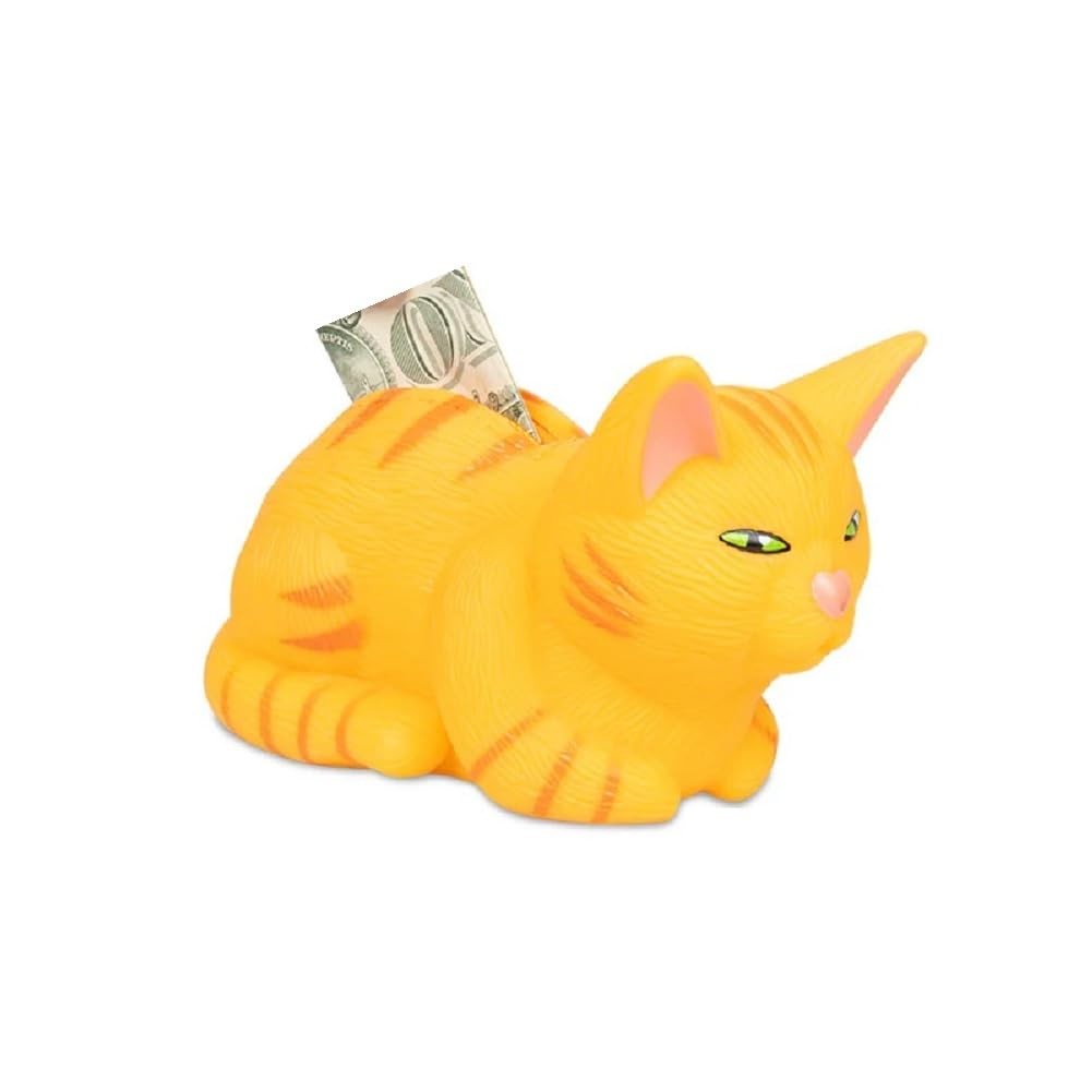 Tabby Cat Orange Coin Purse