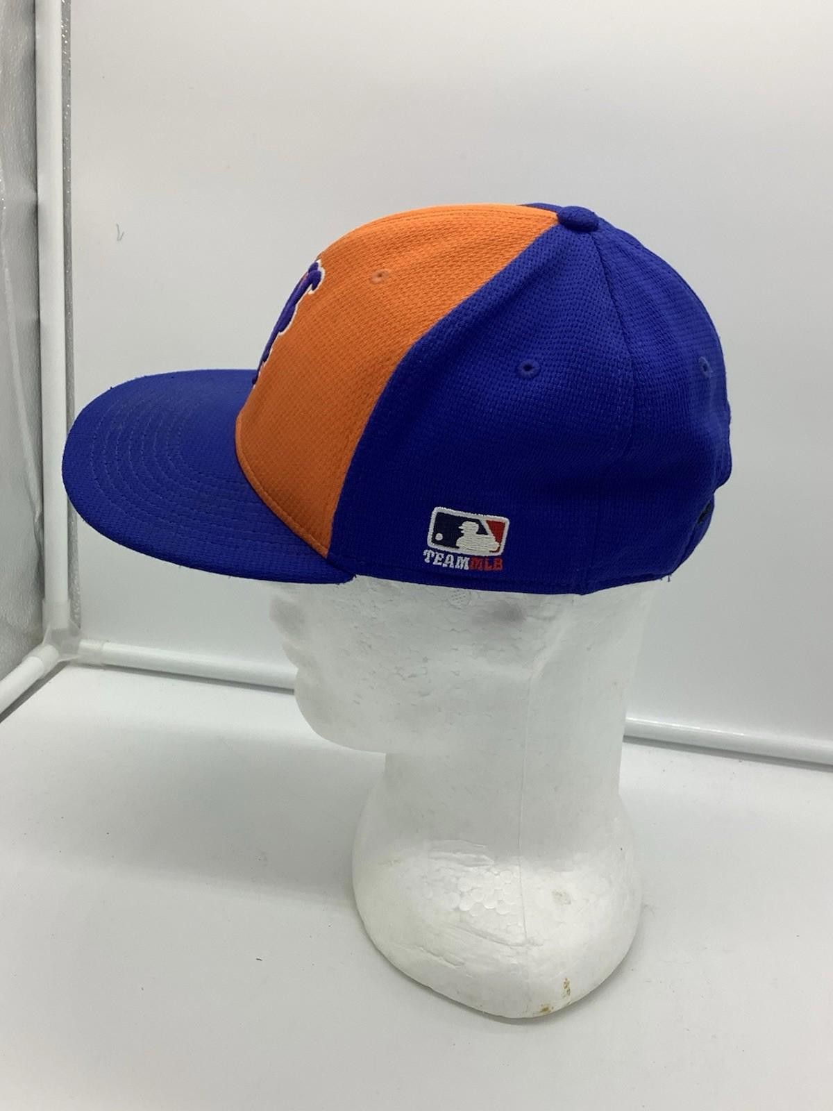 MLB New York Mets Youth Hat Blue / Orange Adjustable MLB OC Sports