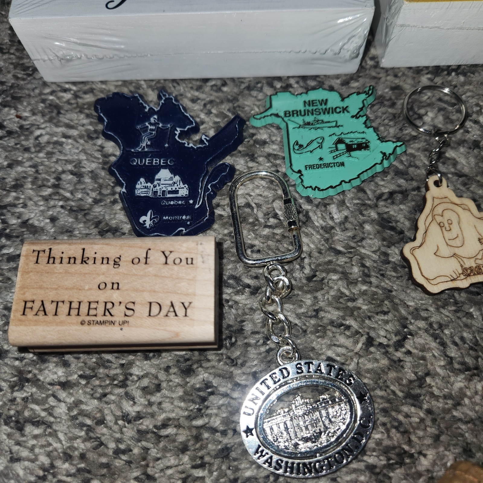Large Junk Drawer Lot Of Misc. Stuff New Used Metal Balloon Bags Keychain Plaque