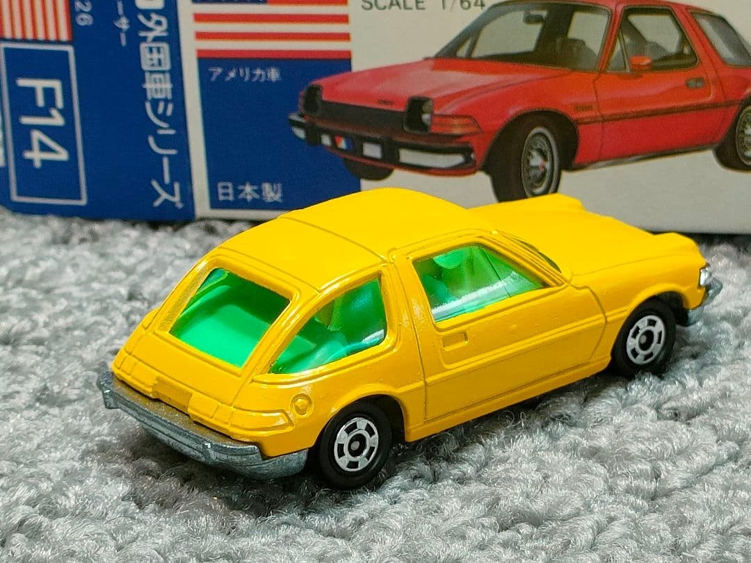 Blue box Tomica F14 AMC Pacer Good condition Made in Japan Dead stock