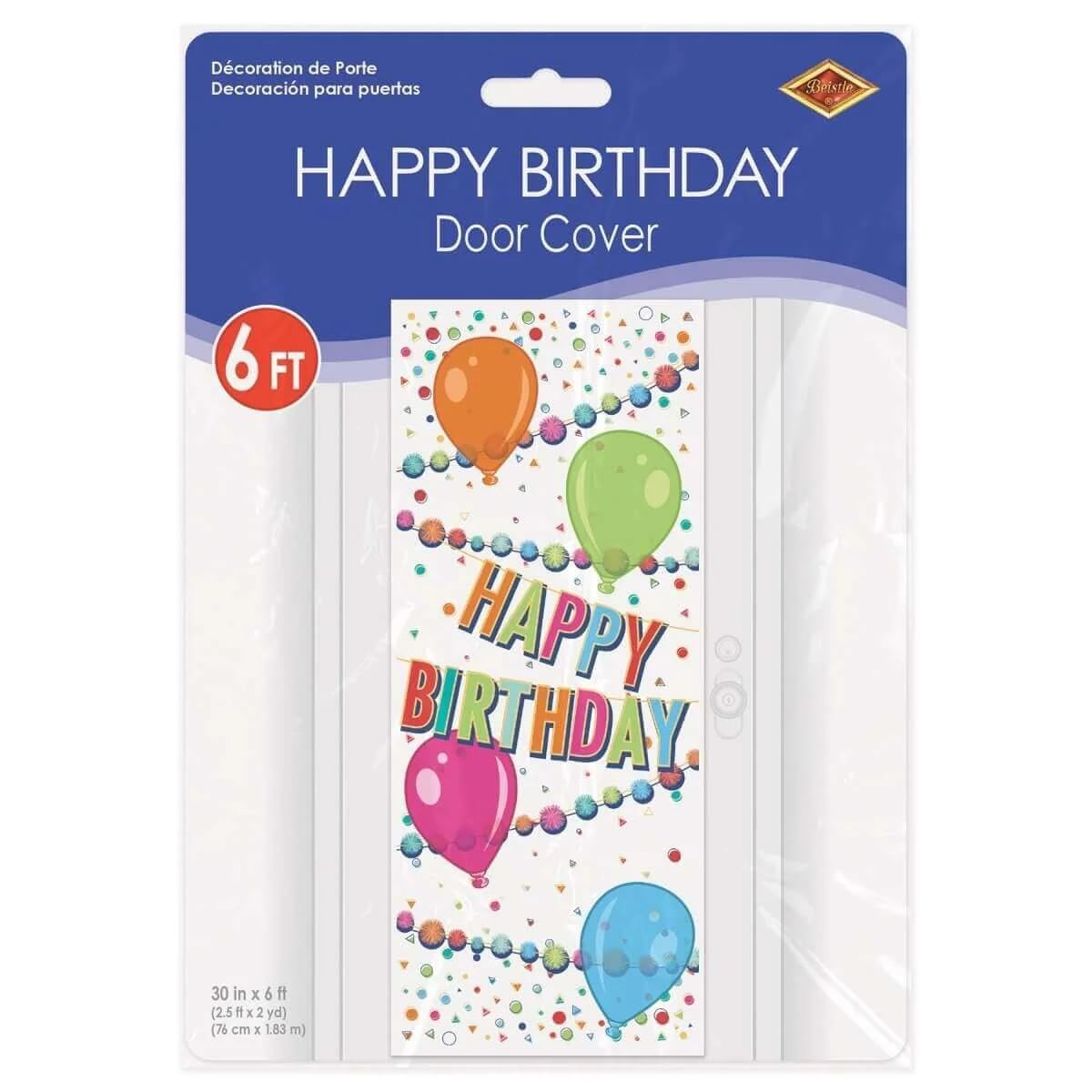 Beistle Happy Birthday Door Cover