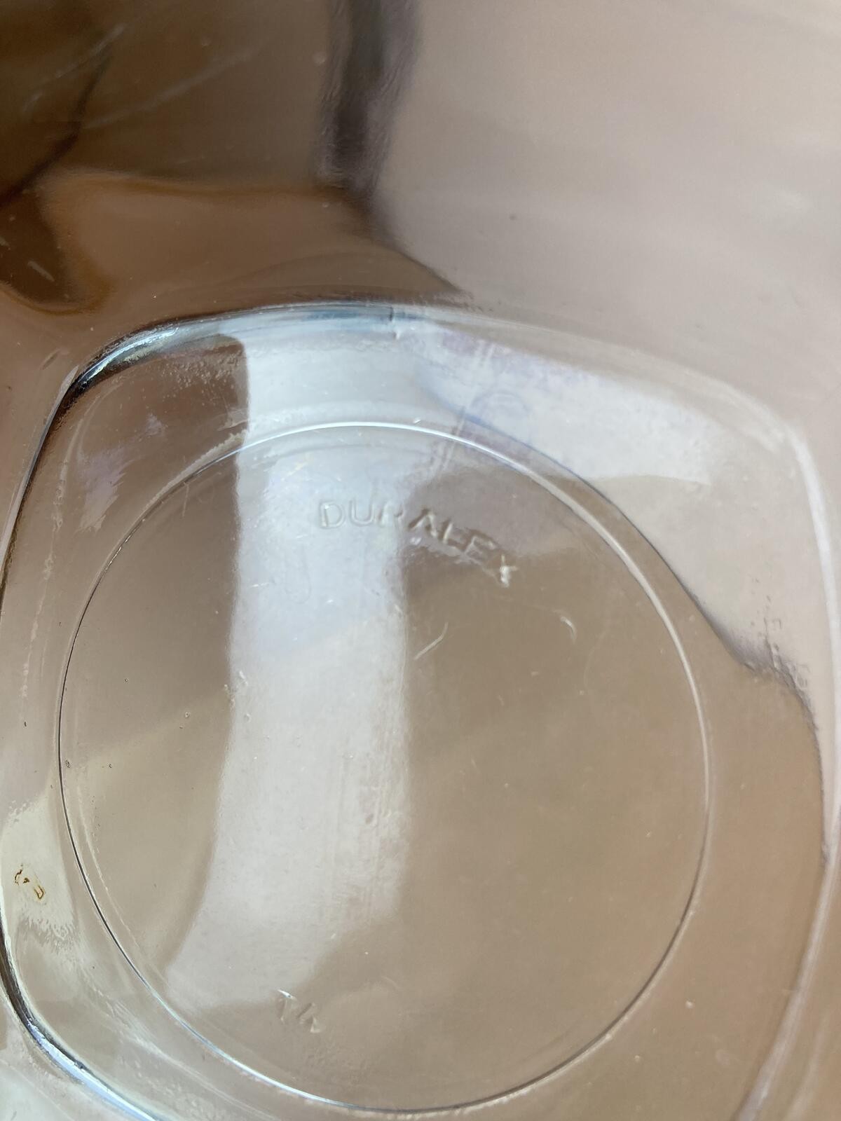 Clear Glass Refrigerator Nesting Dishes Set Embossed
