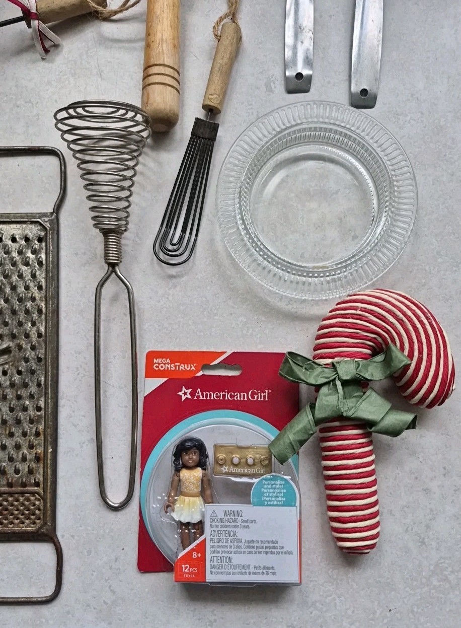 Junk Drawer Lot Kitchen Utensils American Girl Enesco Vintage Christmas