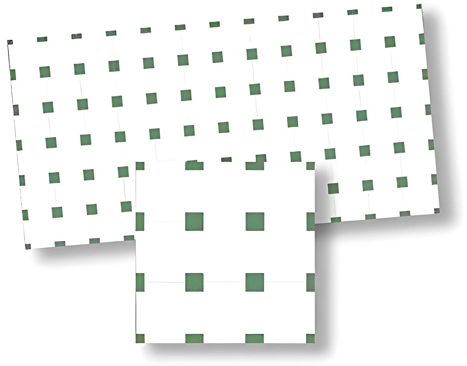 Melody Jane Dollhouse Mosaic Tile Sheet, Green & White Mini Flooring
