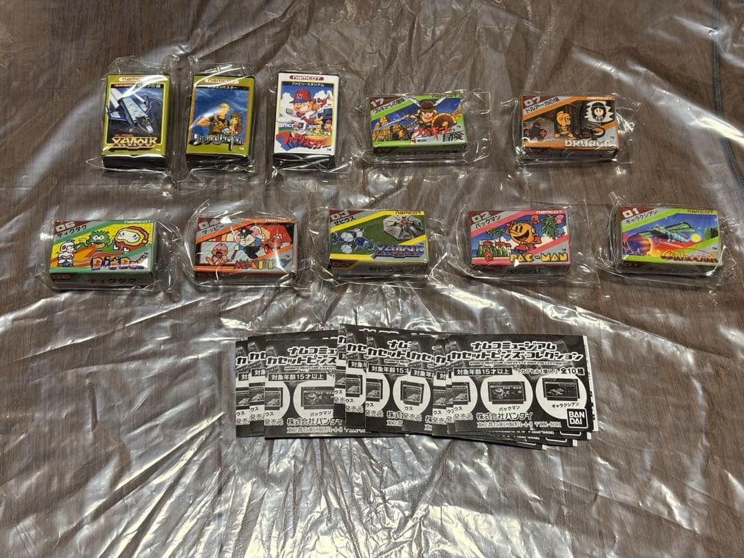 Namco Museum Cassette Pin Collection – 10 types in total