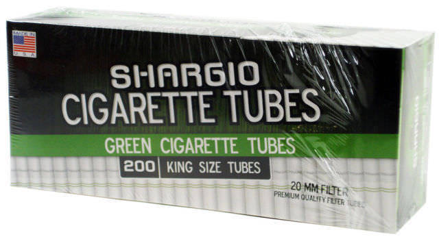 Shargio Green Menthol King Size – 3 Boxes – 200 Tubes Box