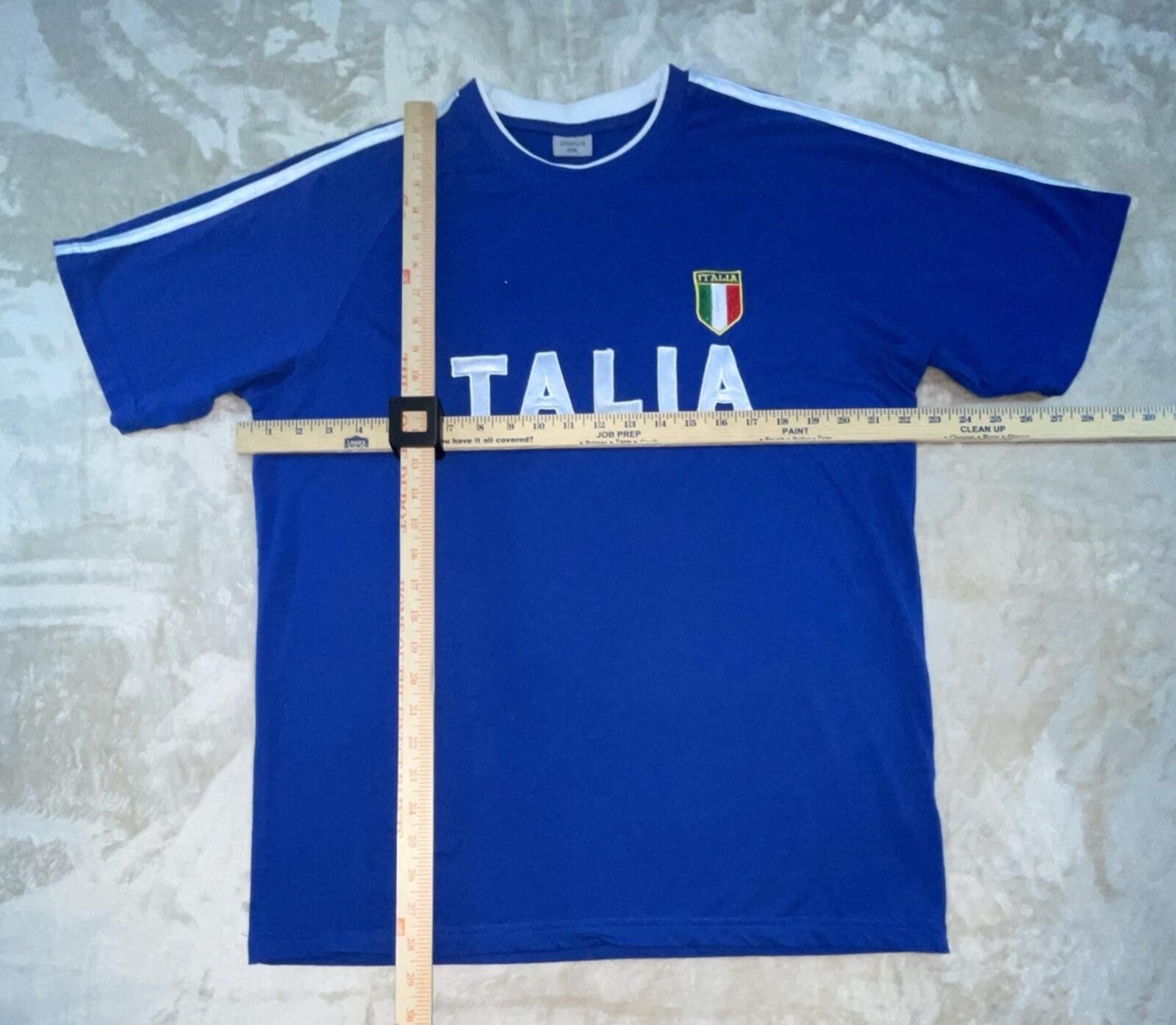 Italy National Prototto Importato Retro Team Blue Jersey Shirt Men’s 3XL Italia