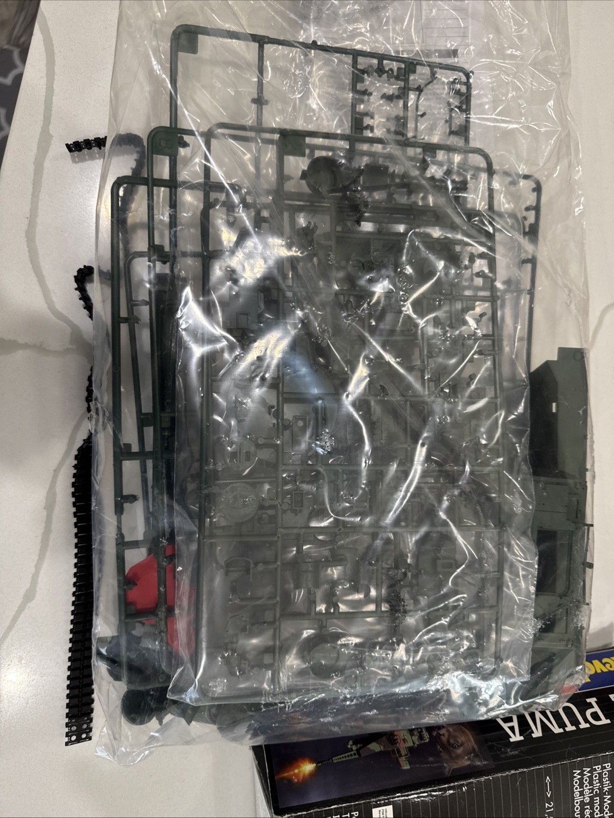 SPz Puma 1:35 Scale Model Plastic Opened