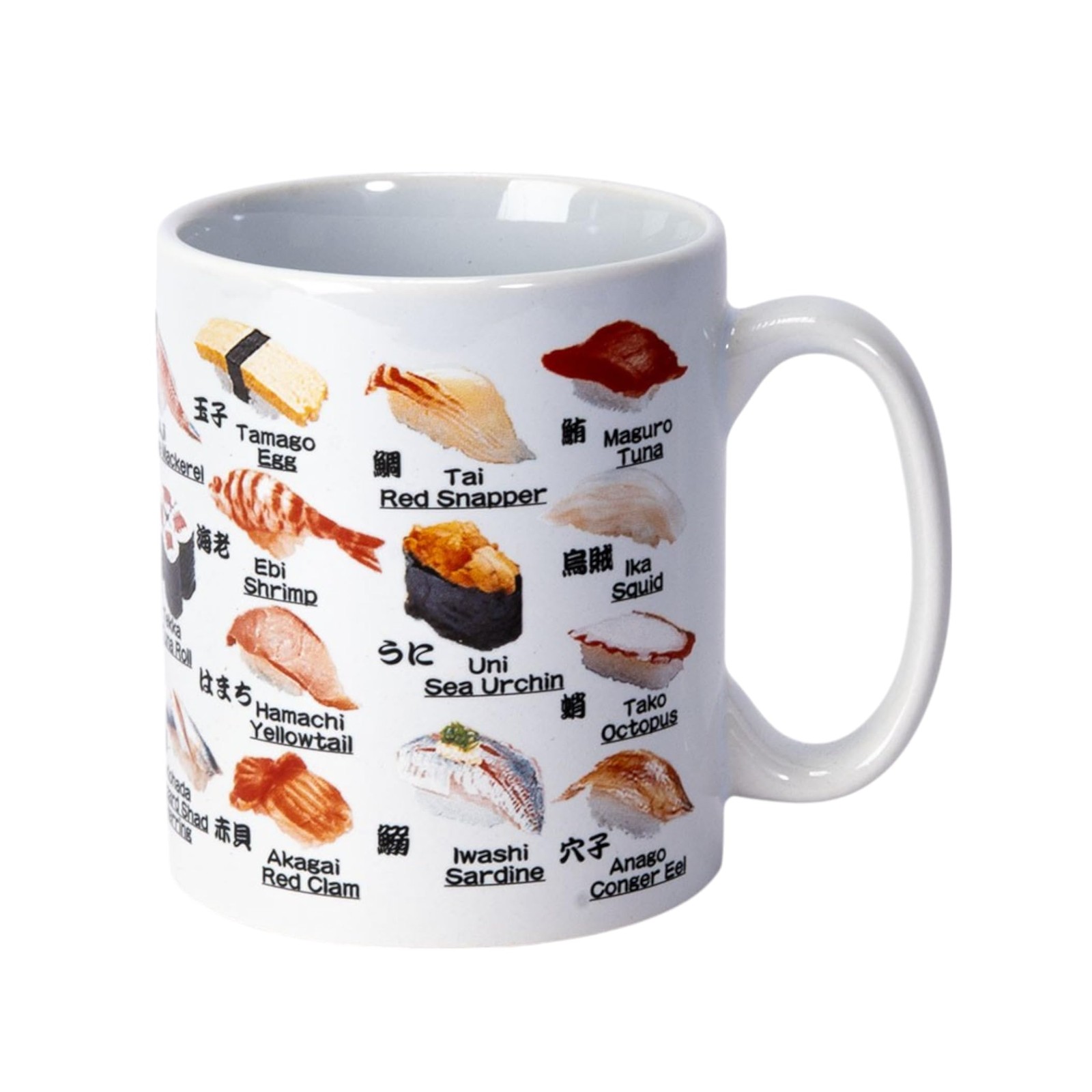 Urban Tokyo Minoware 11oz Ceramic Coffee Mug Japanese Sushi Design Gift Box
