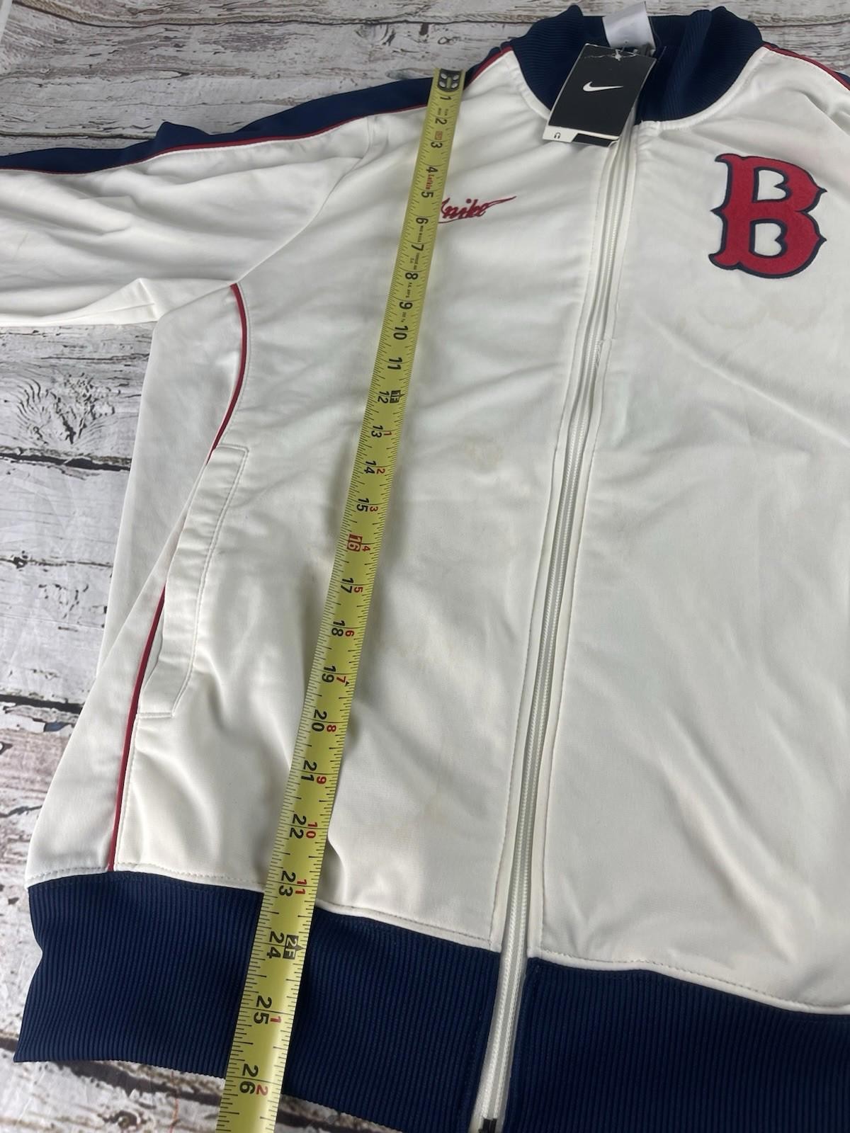 Vintage NWT Boston Red Sox Nike Authentic Zip L DEFECTs