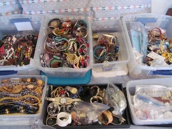 Junk Drawer lot of 4 lbs-Mixed items new & old, see description-#43