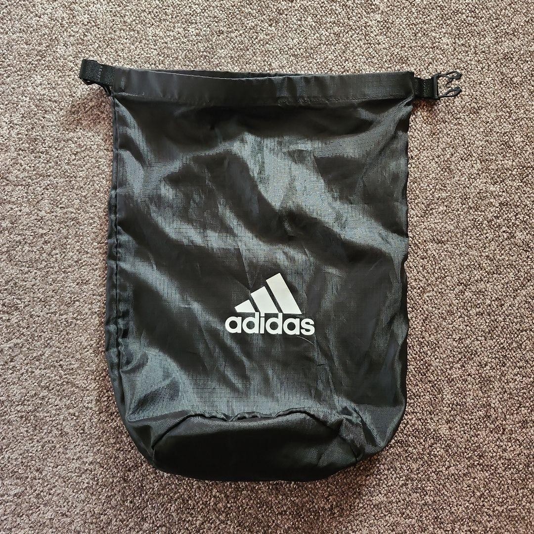 Adidas Japan Goto Signed TANGO Knapsack Black Durable Lightweight Roll-Top Used