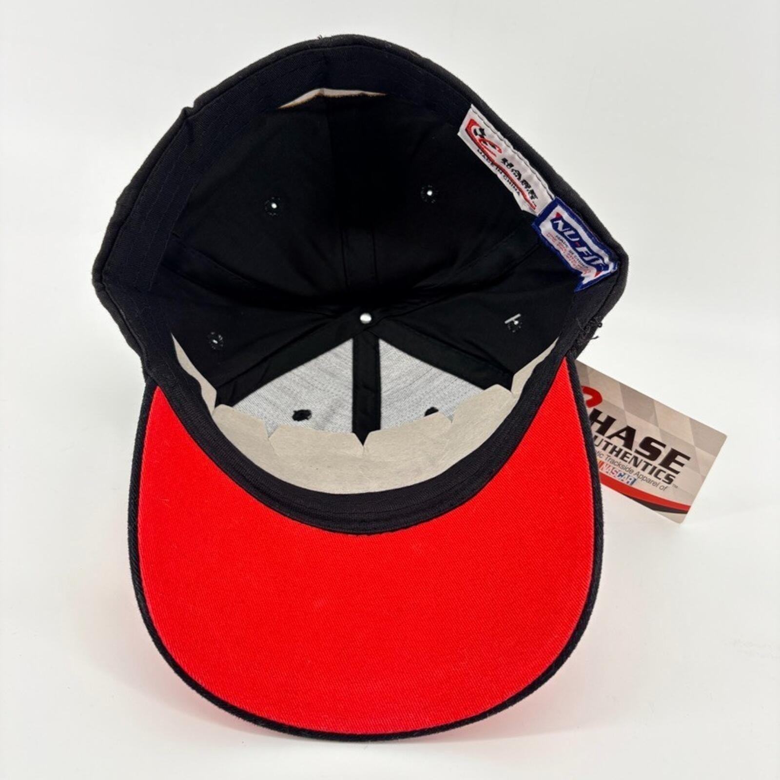 Vintage NOS NASCAR Chase Authentic Budweiser Dale Earnhardt Jr 8 NuFit Black Cap