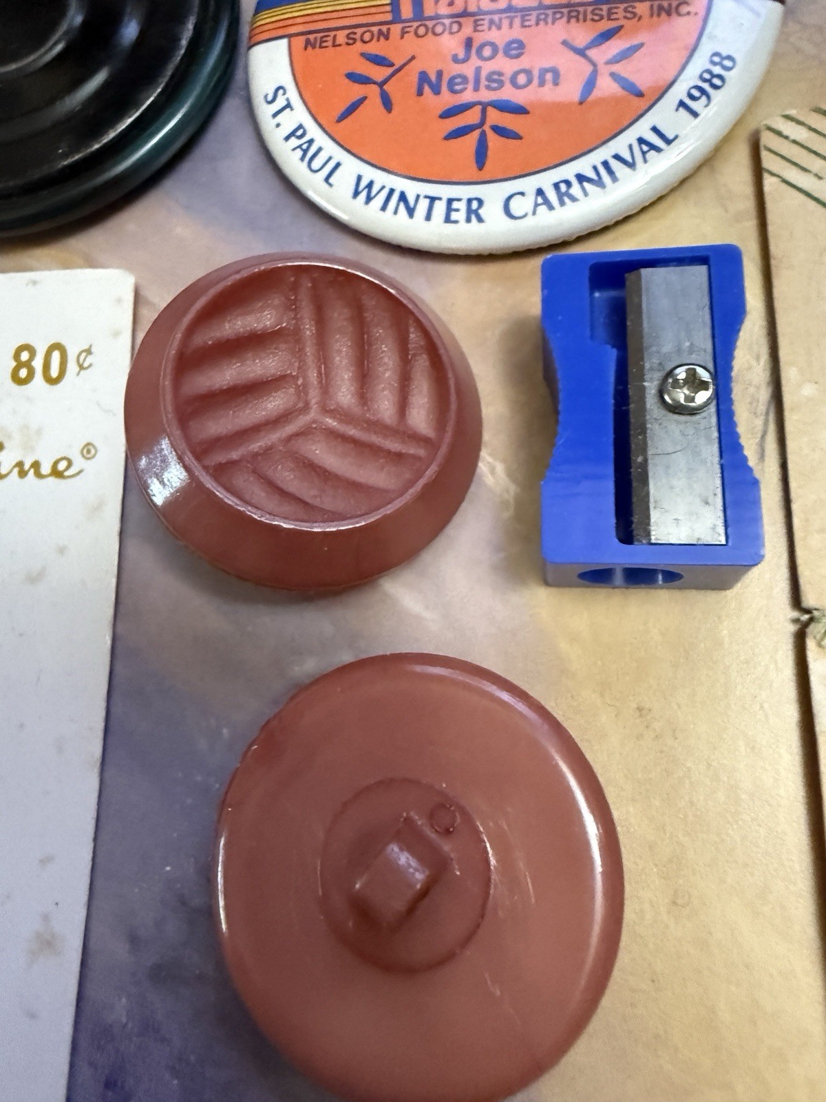 Junk Drawer Lot MISC BUTTONS ETC 12 PC ANTIQUE/VINTAGE ETC