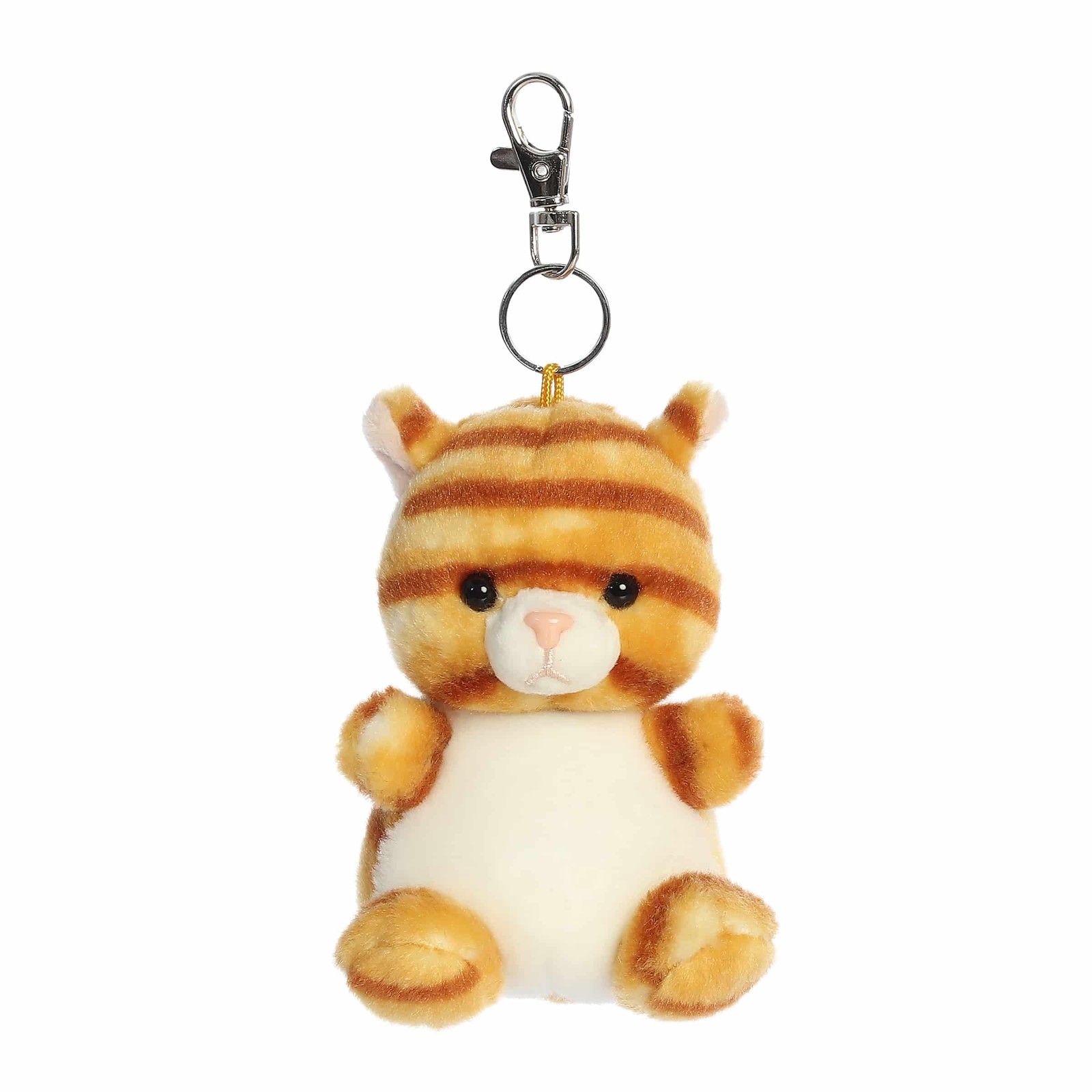 Aurora Adorable Palm Pals Meow Kitty Clip-On Collectible Plush 4″ Orange
