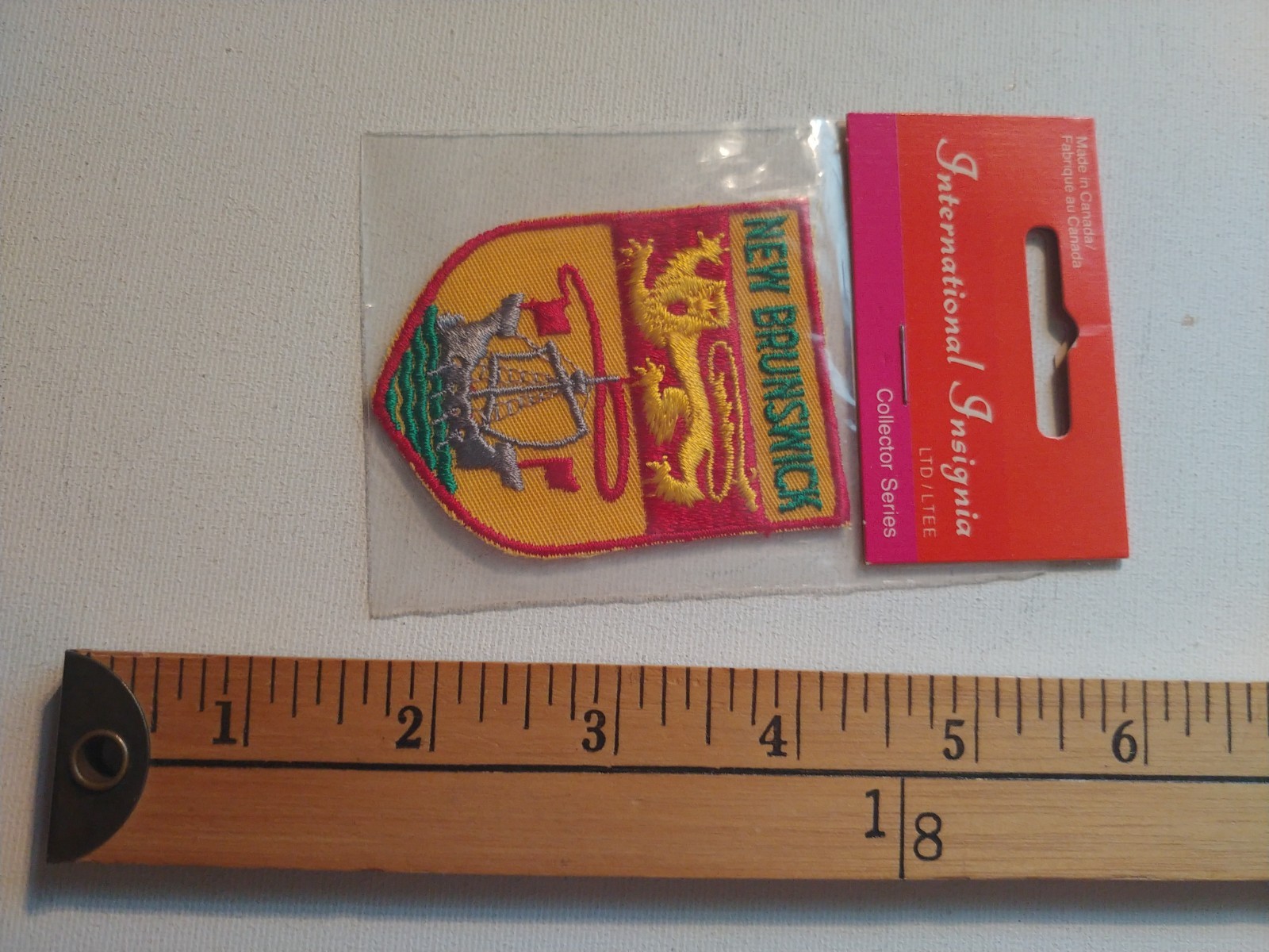 * 70S NEW BRUNSWICK CANADA NB TRAVEL SOUVENIR PATCH BADGE CREST ECUSSON *