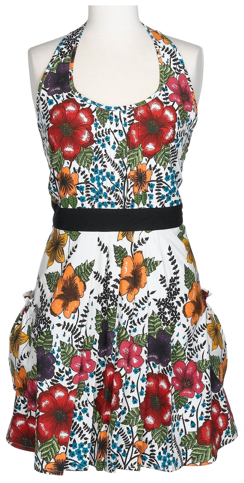 DII India Flower Vintage Apron