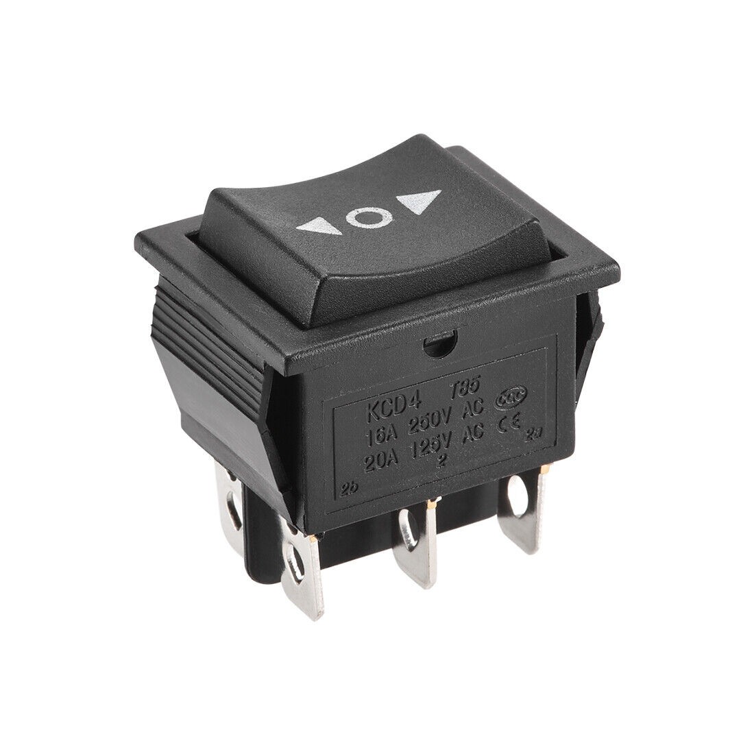 Boat Rocker Switch Toggle Switch 6pins ON/OFF/ON AC 250V/16A 125V/20A 1pcs