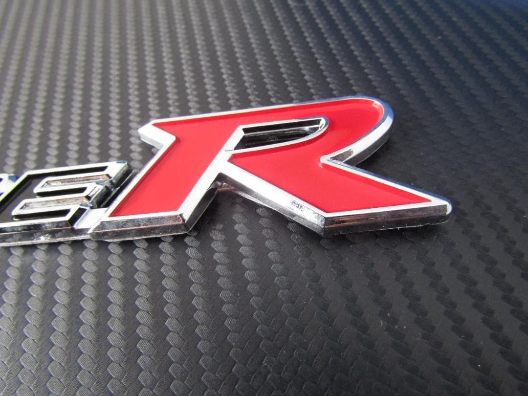 TYPE R ABS lightweight type uneven colored finish emblem new!