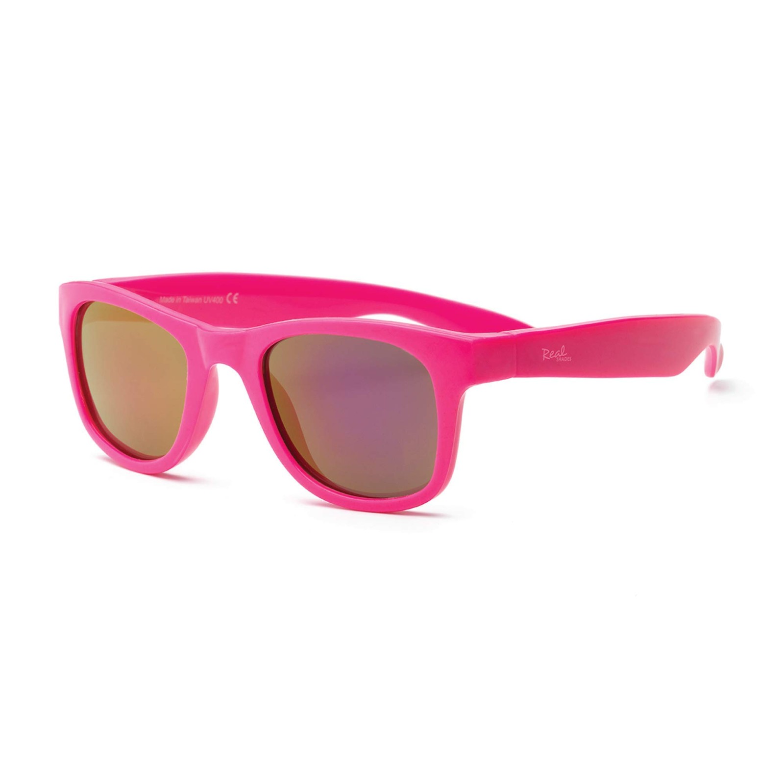 Real Shades Surf Toddler Sunglasses Neon Pink UV Protection 2+ Unbreakable