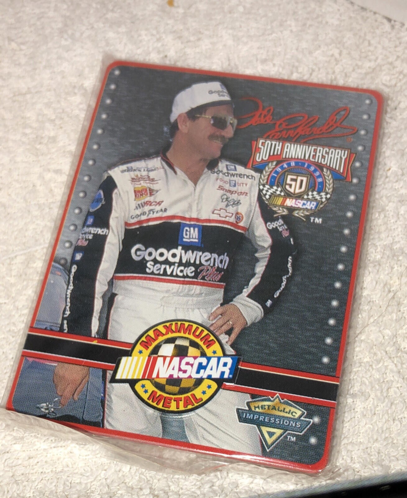 NEW DALE EARNHARDT #3 Five All METAL COMPLETE COLLECTOR CARD SET in Tin Box !
