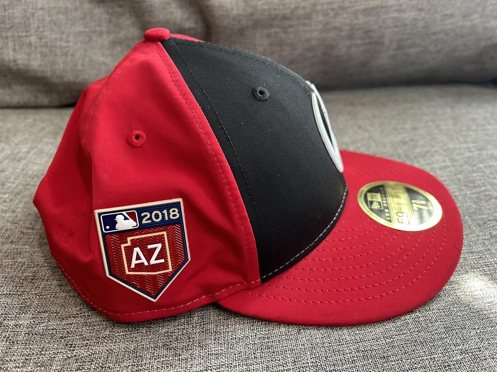 MLB Cincinnati Reds New Era 59FIFTY Pro Light 2018 Spring Training Hat 7 3/8
