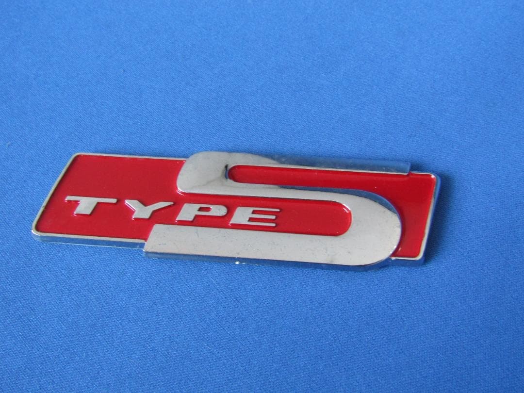 ●TYPE S ABS made with uneven specifications RED & chrome emblem!