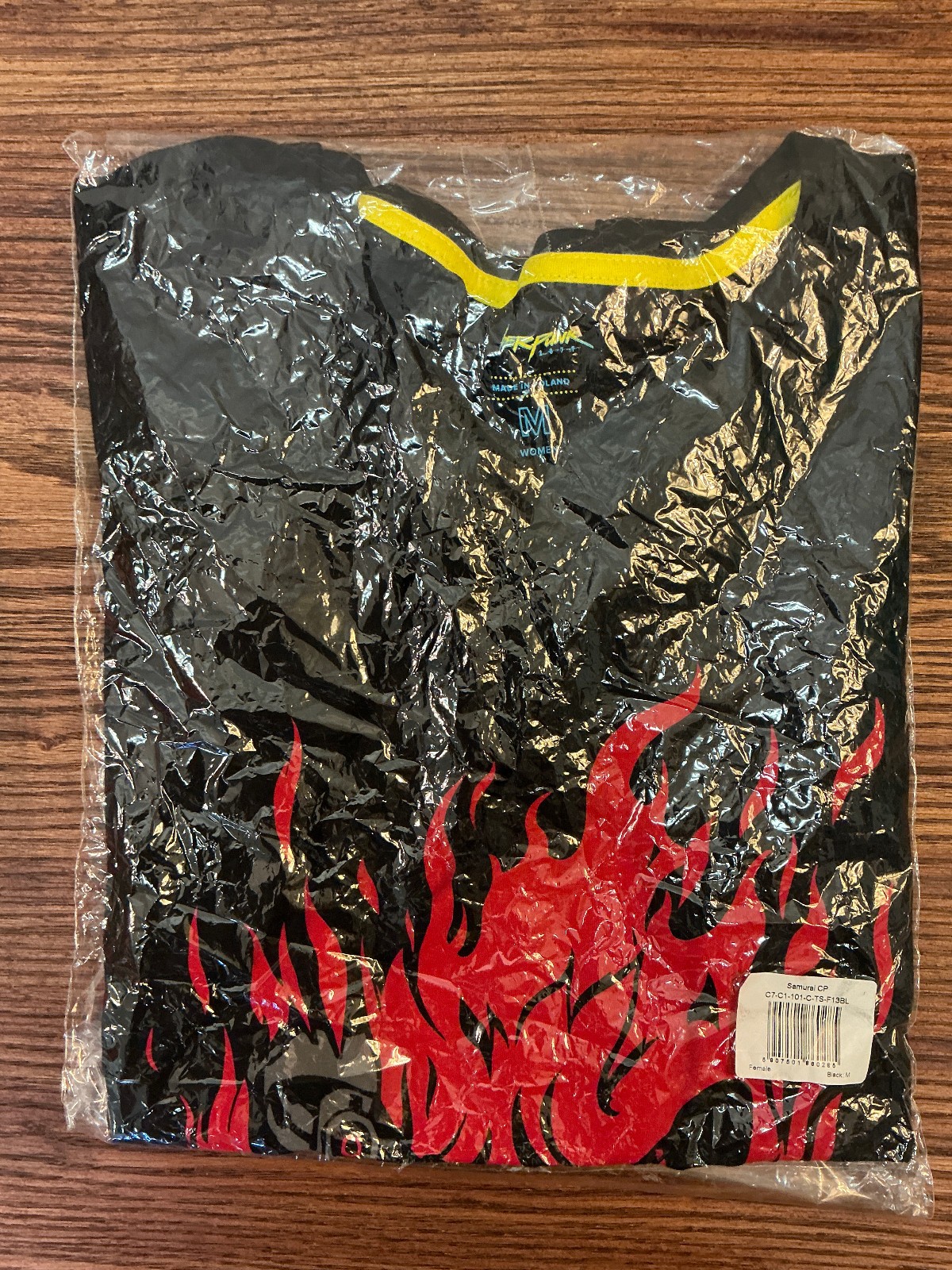 New Out of Print Size M Cyberpunk 2077 Logo T-Shirt (Black) Samurai