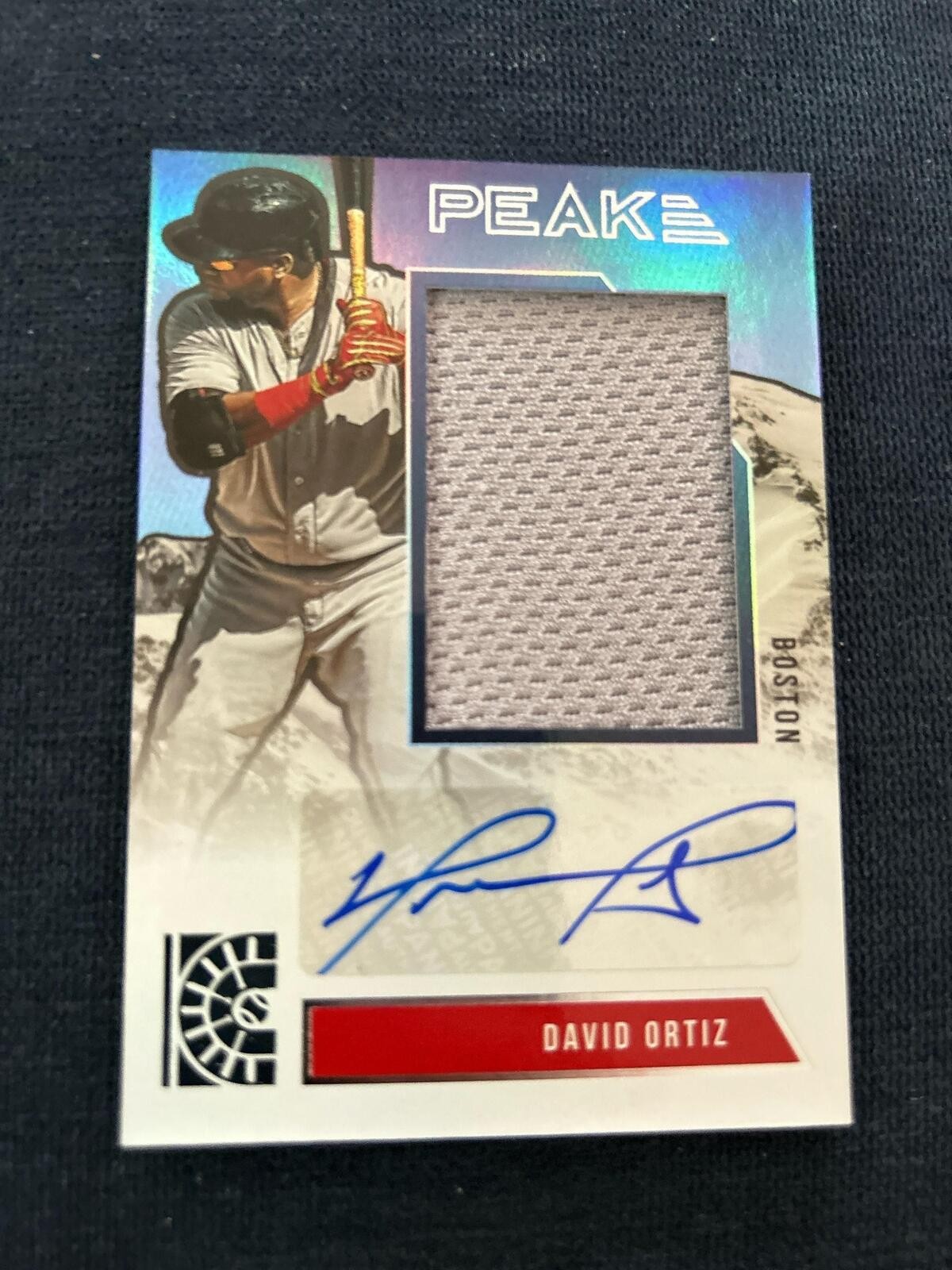 2022 David Ortiz Panini Materials Signatures #PMS-DO Auto Jersey Baseball Card