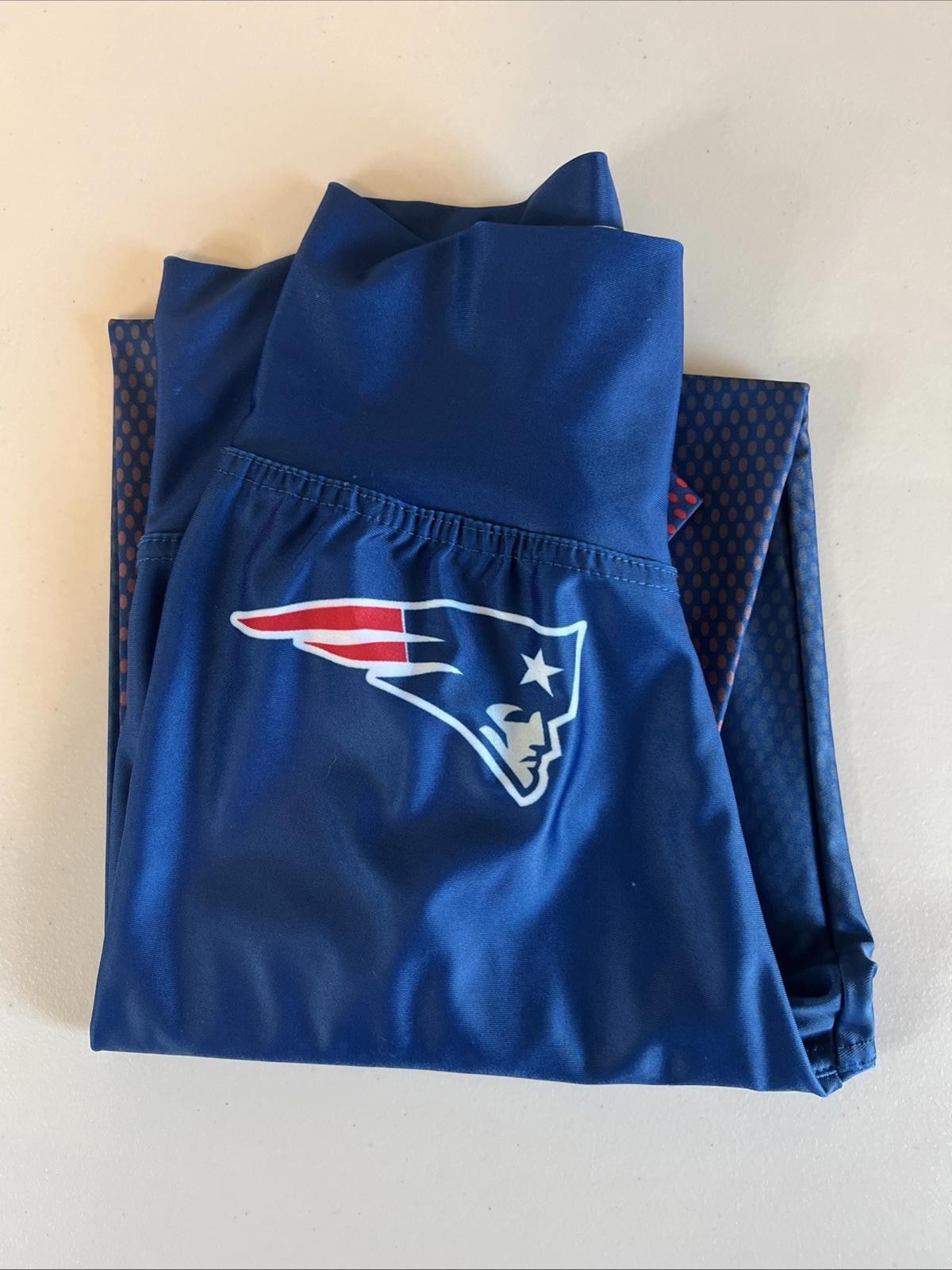 NFL Team Apparel NE Patriots Leggings Blue Size Small
