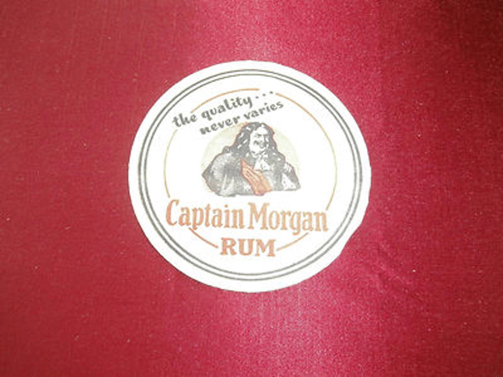 Vintage Unique Capitan Morgan’s Cardboard Coaster