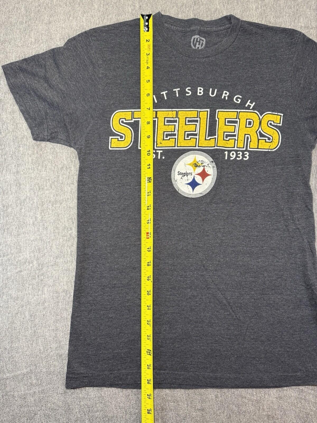 Steelers Unisex T-Shirt (Handshigh)-Small/Black/NFL