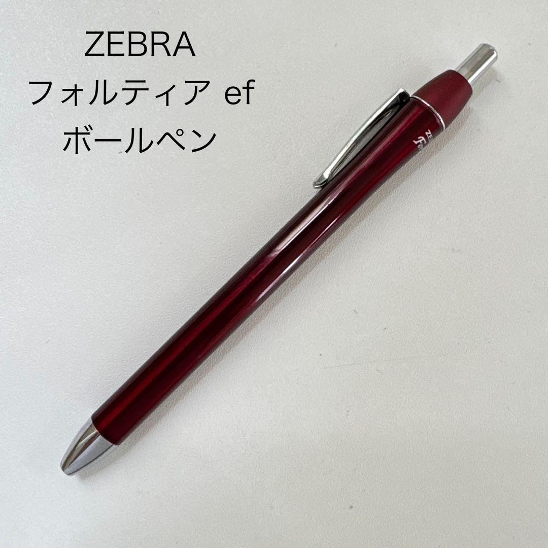 ZEBRA zebra fortia ef notebook mini ballpoint pen red
