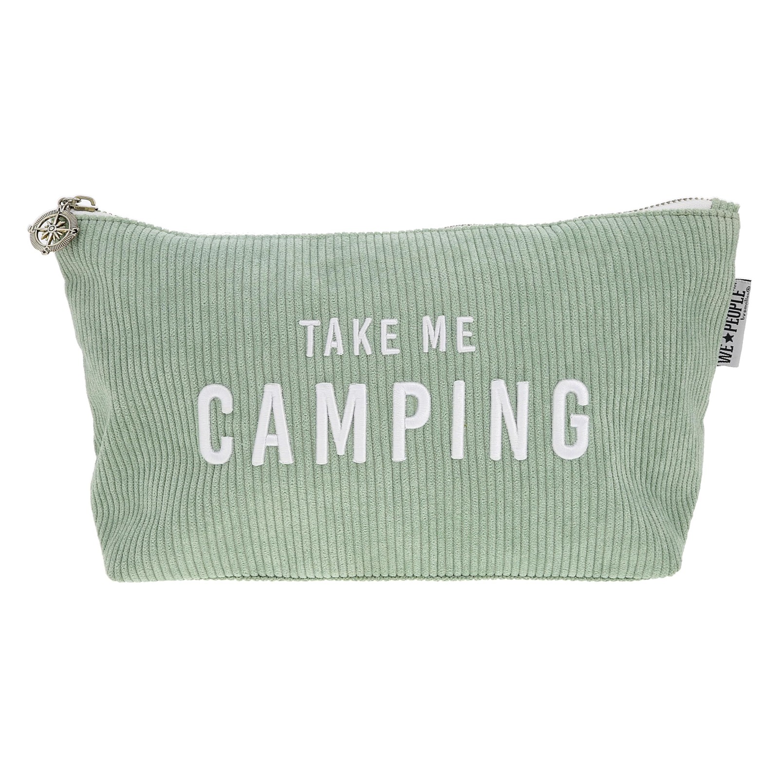 Pavilion Camp Corduroy Zipper Pouch, Travel Makeup Bag