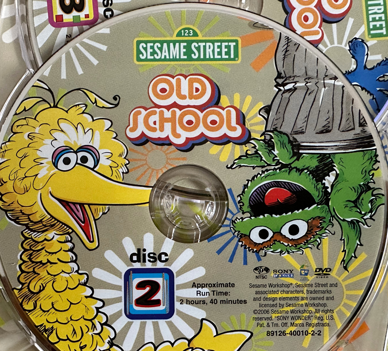 SESAME STREET Old School Volume One 1969-1974 3 Discs DVD Set USA Region 1‎