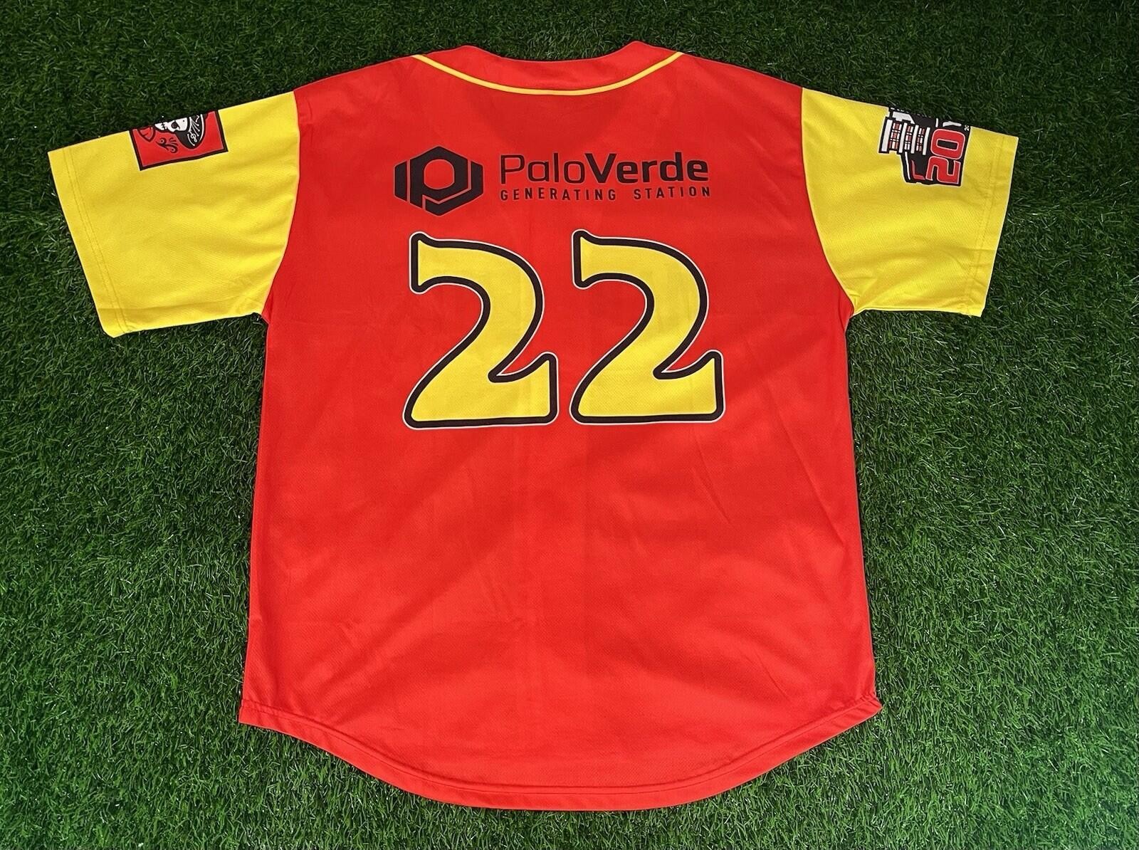 Albuquerque Isotopes 20th Anniversary Marachis de Nuevo Mexico Jersey Adult L