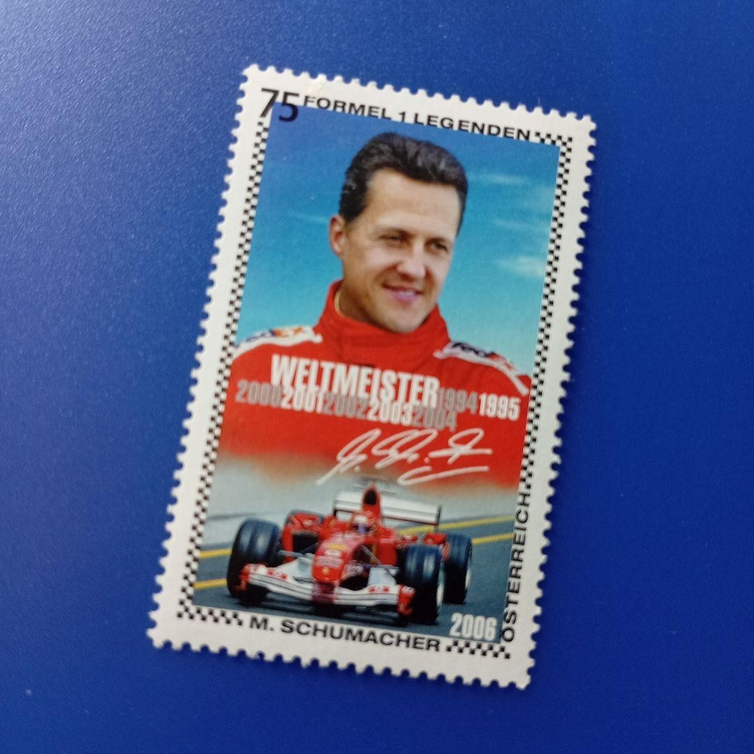 Foreign Stamp Austria 2006 Michael Schumacher F1 Legendary Driver
