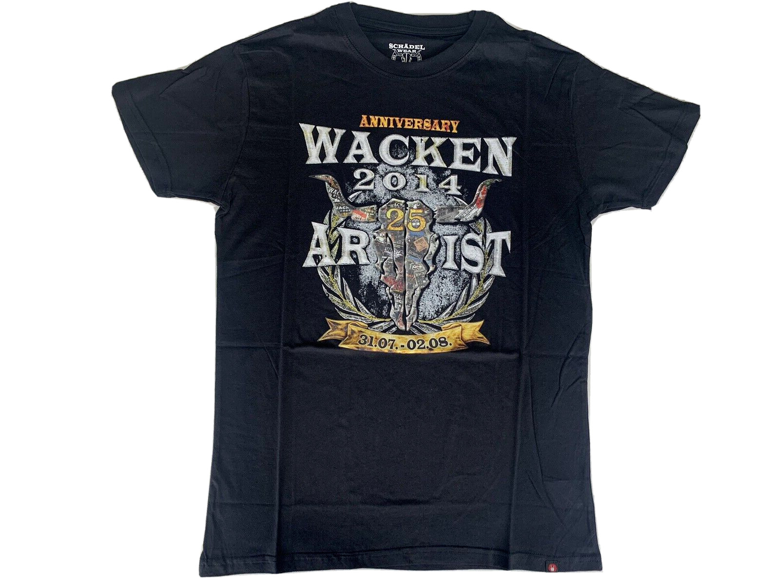 Slayer Motorhead Wacken Shirt Artist Crew only Original 25th Anniversary 2014