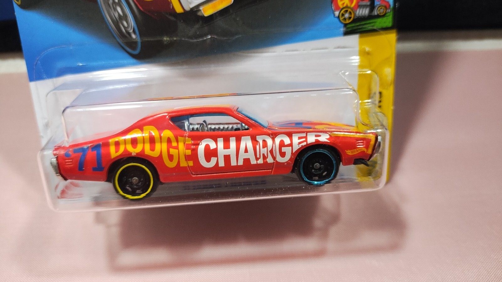Hot Wheels ’71 Dodge Charger HW Art Cars Series #5/10 Red Diecast 1:64 Scale New