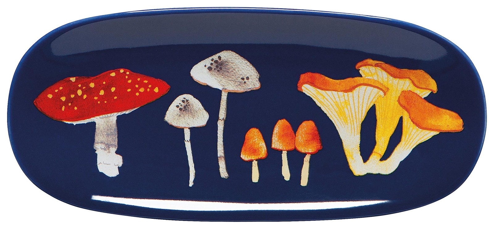 Now Designs Stoneware Appetizer Shaped Dish, Field Mushrooms