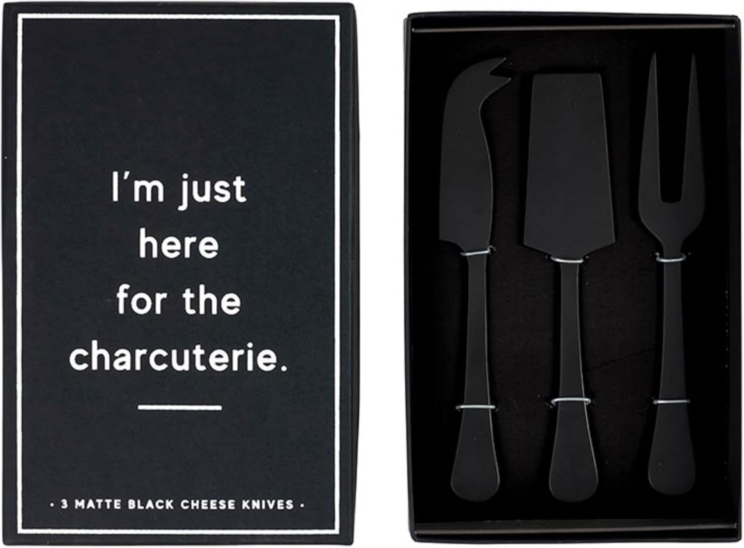 Santa Barbara Design Studio Cheese Knives – Gift Boxed Stainless Steel Fork
