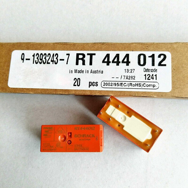 1Pc TYCO RT444012 12VDC Power Relay 6Pins