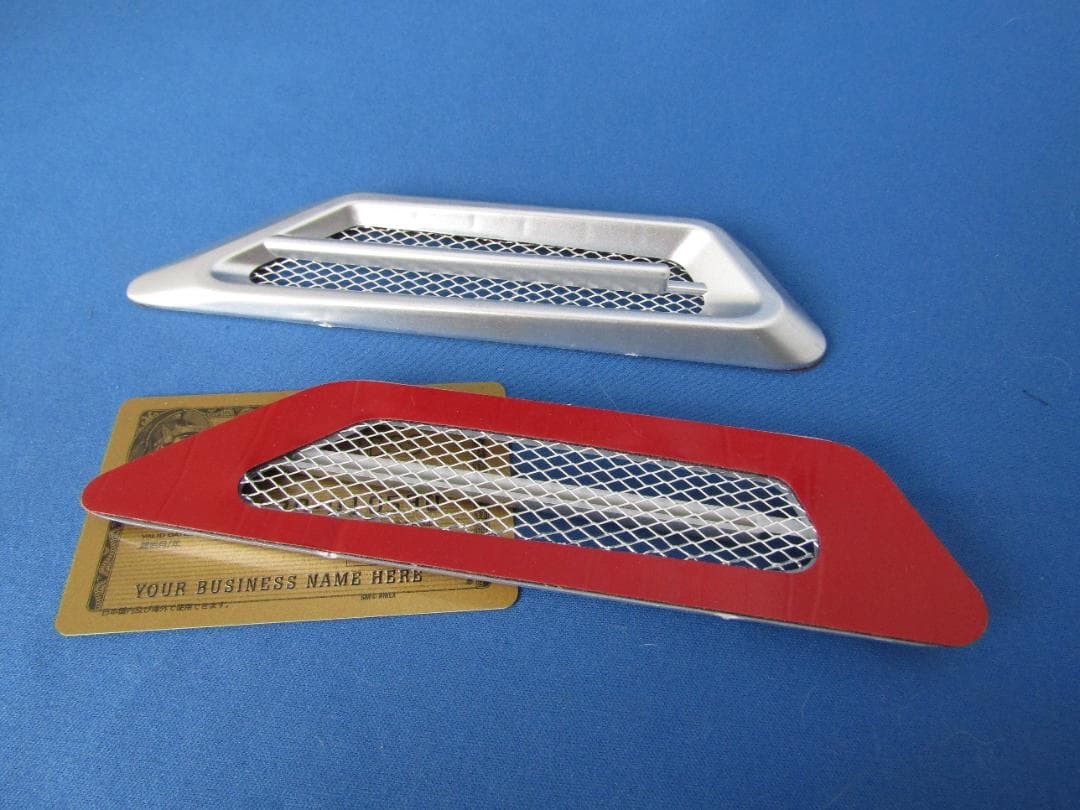 ●Dummy AIR DACT Duct SILVER ABS Aluminum net left and right SET