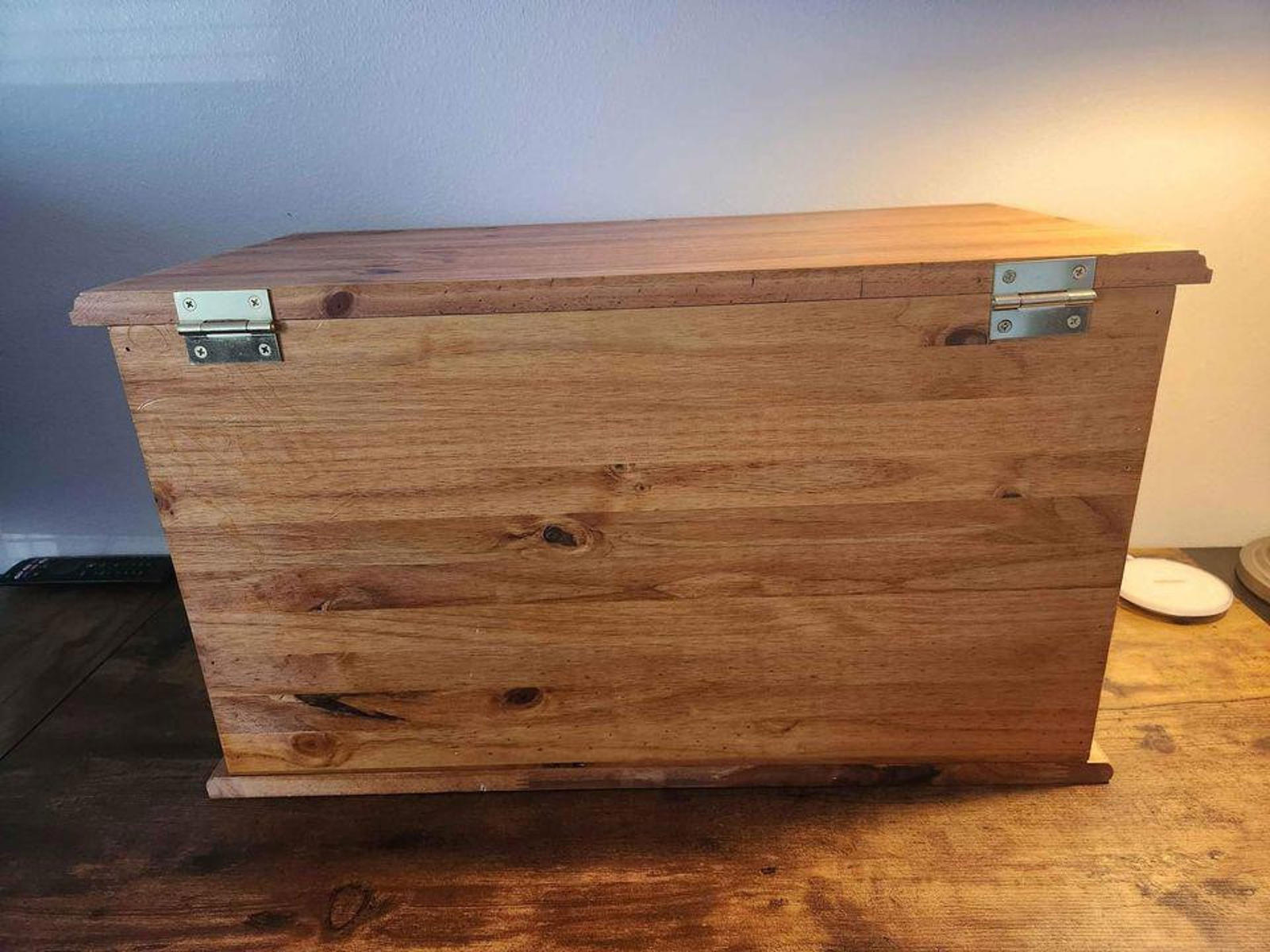 Wood Chest | Handmade – Cross – Candle Box