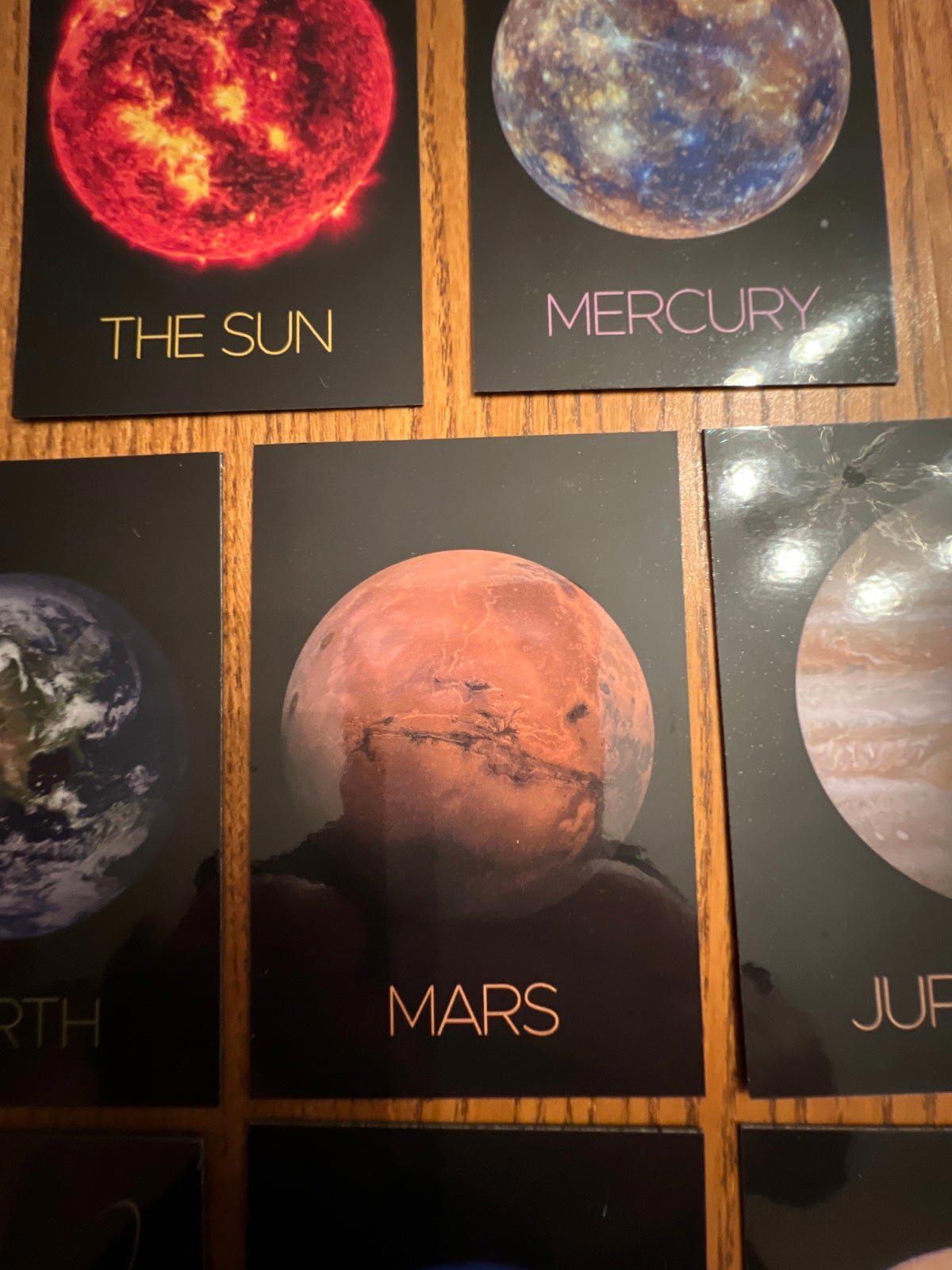Solar System FRIDGE MAGNETS planets space educational Milky Way NASA photos