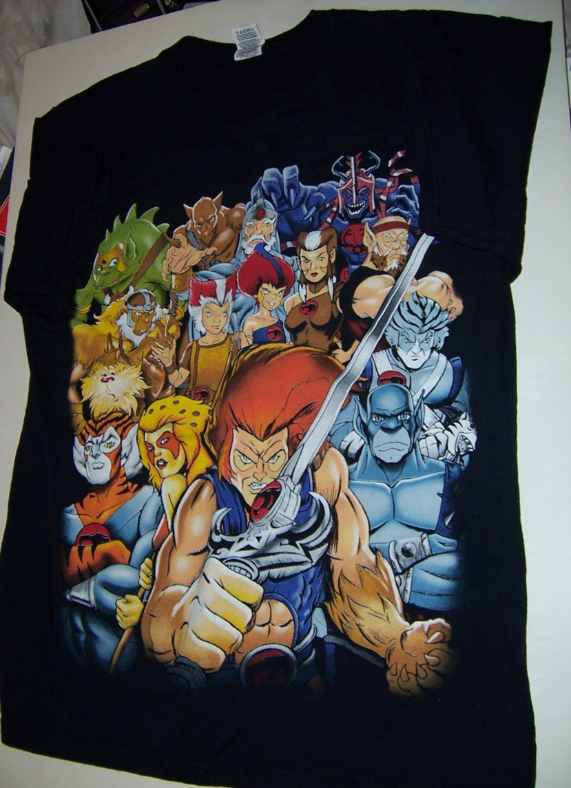 Thundercats Team and Villains XL T-Shirt – New Unworn – Tag Removed – One Owner