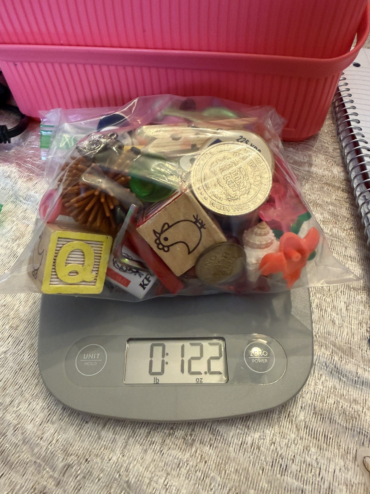 Junk Drawer Lot Trinkets Treasure Odds & Ends, Vintage -Now w/casino coin lot 4