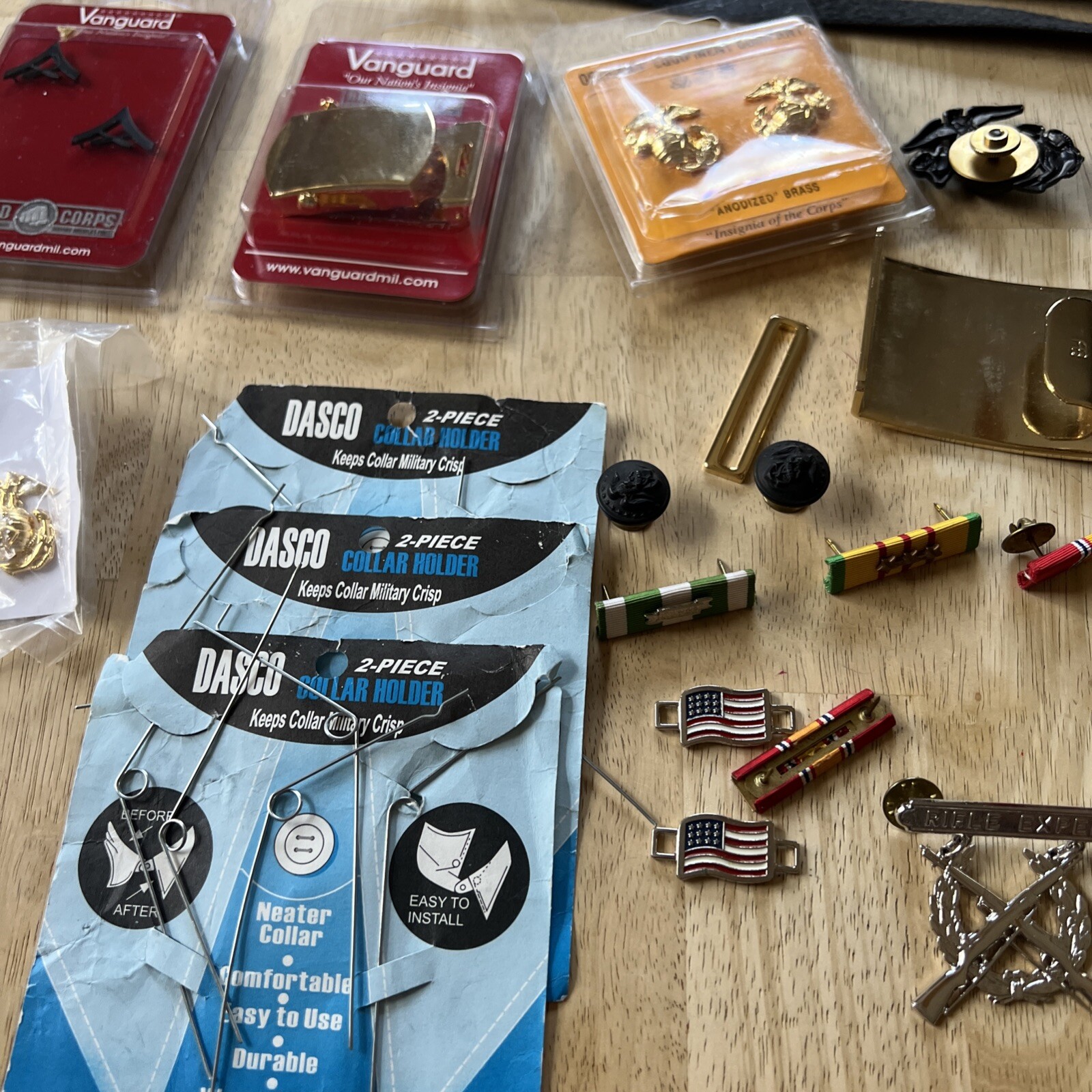 Vintage and modern assorted military items. Mostly New See description for more