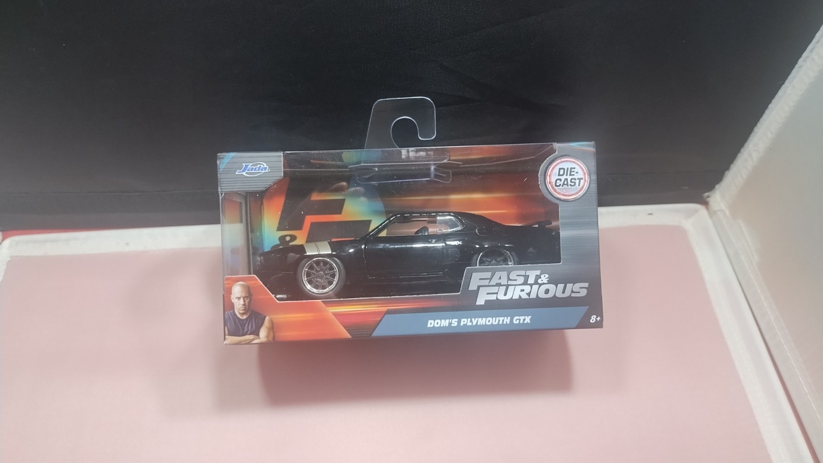 2025 Fast & Furious Dom’s Plymouth GTX Black Diecast 1:32 Scale Jada New
