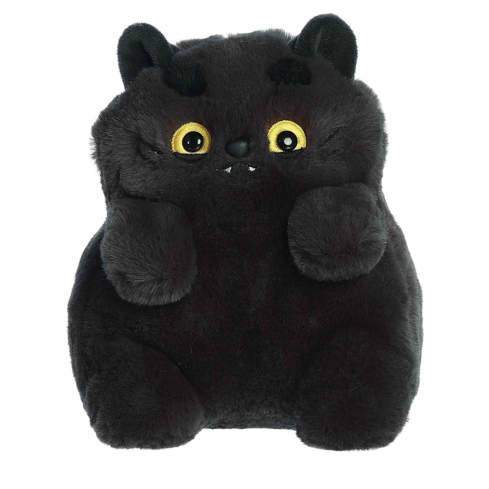 Aurora Playful Mewmews Storm Stuffed Animal Black 8 Inch Plush Toy